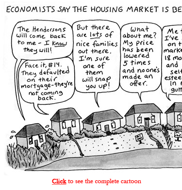 Real Estate Marketing on Drawing Board     Cartoons By Sage Stossel