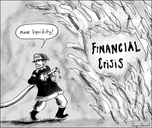 financial crisis 2008 cartoon