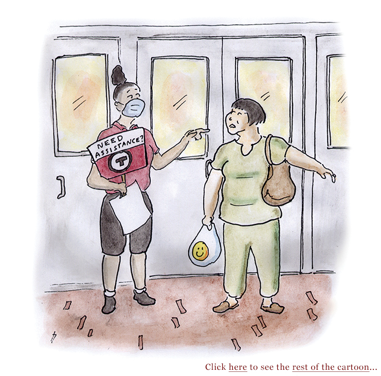 orange line shutdown, mbta, t, forest hills, chinatown, construction, blue bikes, shuttle, transit, boston, commute, ridership, weed, bud light, transportation history, first subway, cartoon, sage stossel