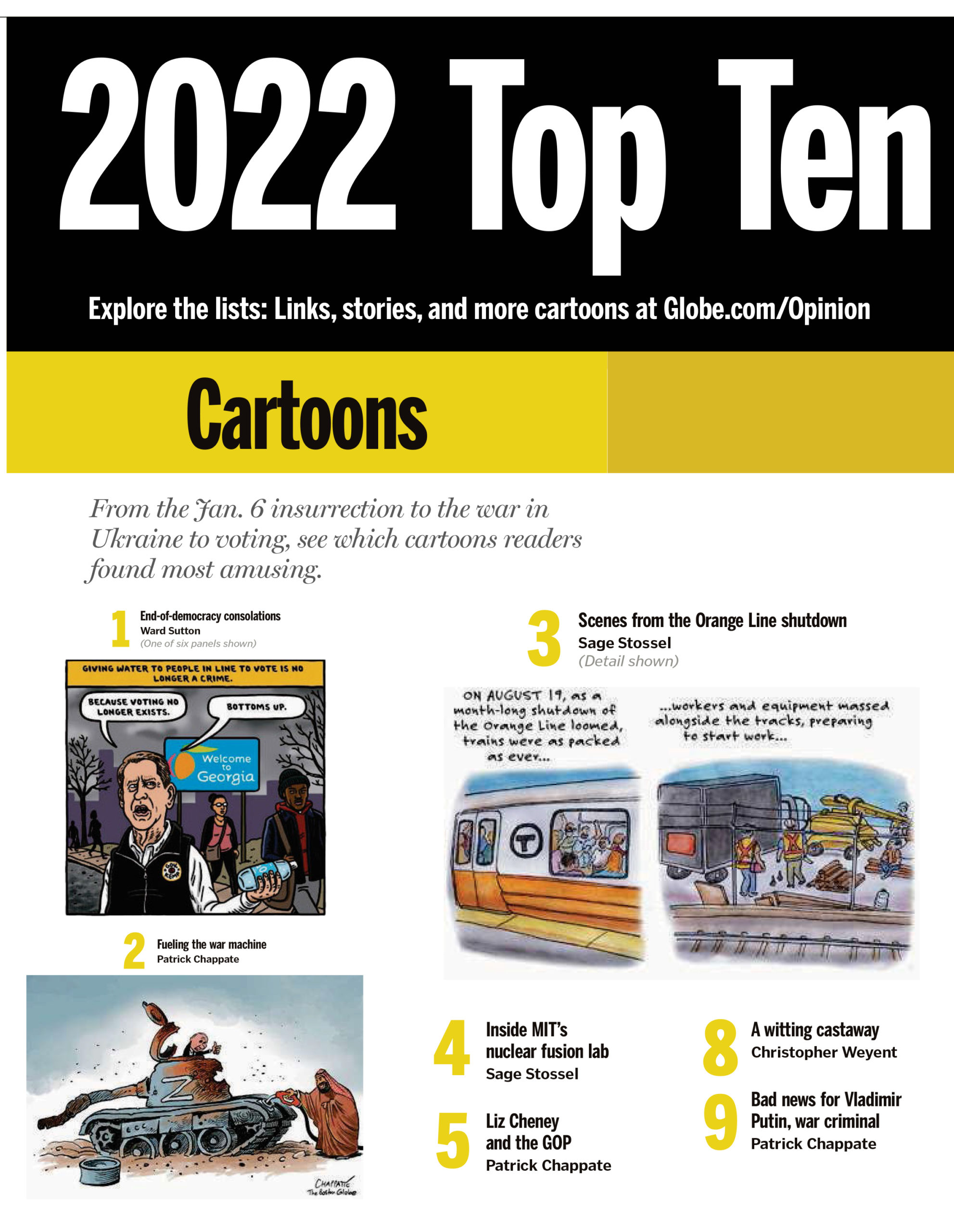 Boston Globe, 2022, top 10, cartoon, sage stossel