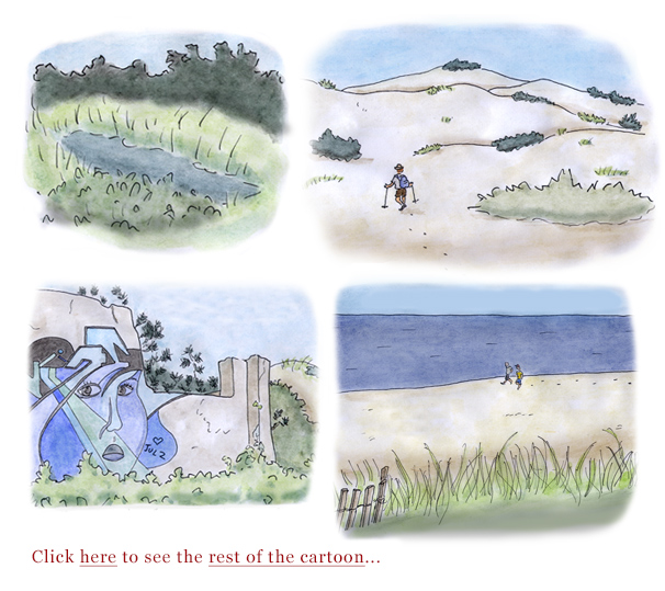 josephine del deo, sal del deo, provincelands dunes, national park service, sharkhenge, dune shacks, cranberry bogs, preservation, environment, provincetown, truro, outer cape, NPS, rfps, frenchie chanel, cartoon, sage stossel